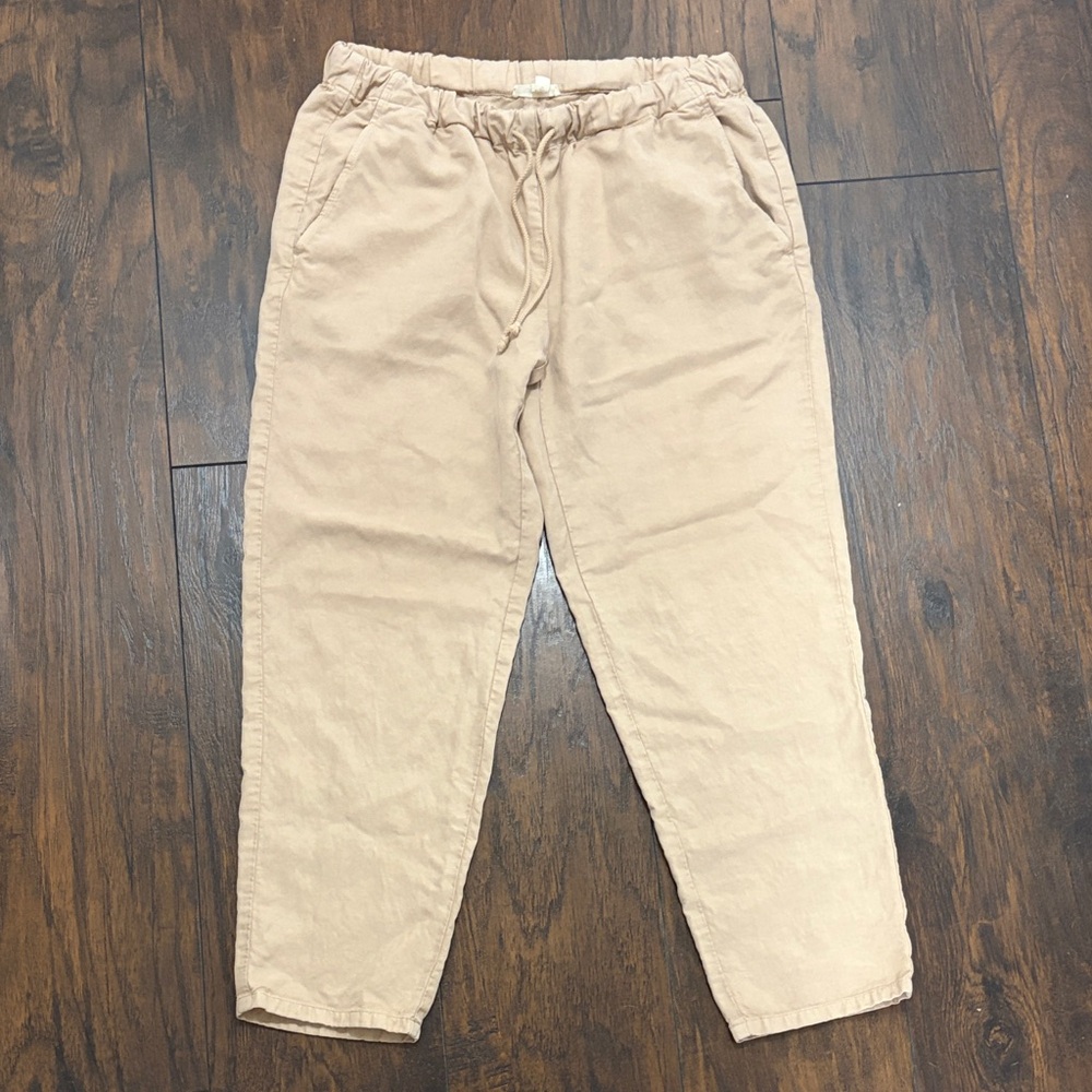Eileen Fisher Women's Tan Cropped Pants